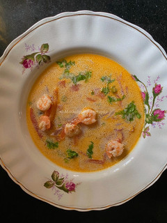 A picture of Fish stew.