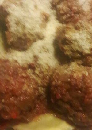 Una foto de Albóndigas con panzzottis