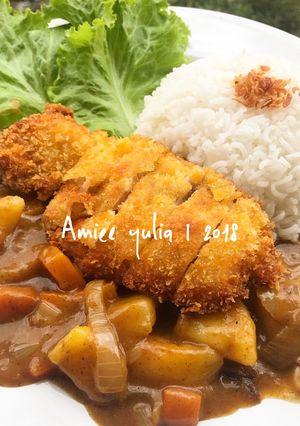 Foto resep Chicken katsu curry