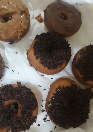Foto resep Donat menul instan tanpa uleni