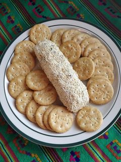 Una foto de Botana de champiñones y queso crema