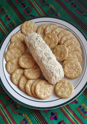 Una foto de Botana de champiñones y queso crema