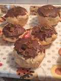 Muffins esponjosos de miel rellenos con dulce de leche🧁🧁