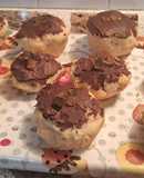 Muffins esponjosos de miel rellenos con dulce de leche🧁🧁
