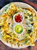 Masala cheese garlic bread