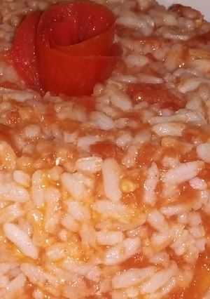 صورة لوصفة برغل الارز بالطماطم على الطريقة التركية
