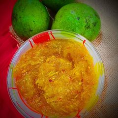 Sweet mango chutney A picture of Sweet mango chutney.