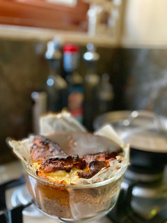 Foto resep Burnt basque cheese cake simple