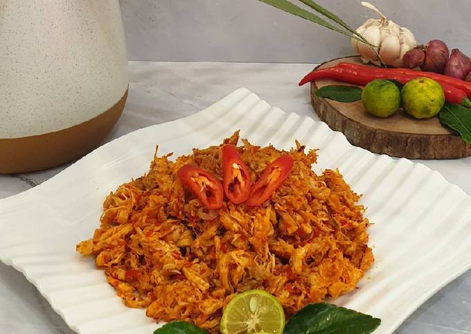 Ternyata begini loh! Bagaimana cara buat 105. AYAM SUWIR atau AYAM SISIT yang menggugah selera