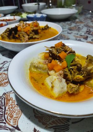 Foto resep Lontong Kari Ayam