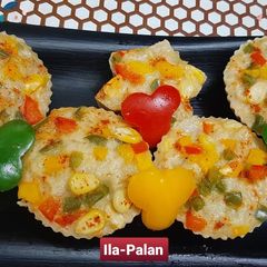 A picture of Jowar Savory Muffins.