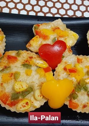 A picture of Jowar Savory Muffins.