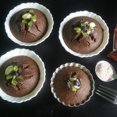 A picture of Ragi bowl cake.