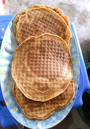 Hình của món Pancake sô cô la.