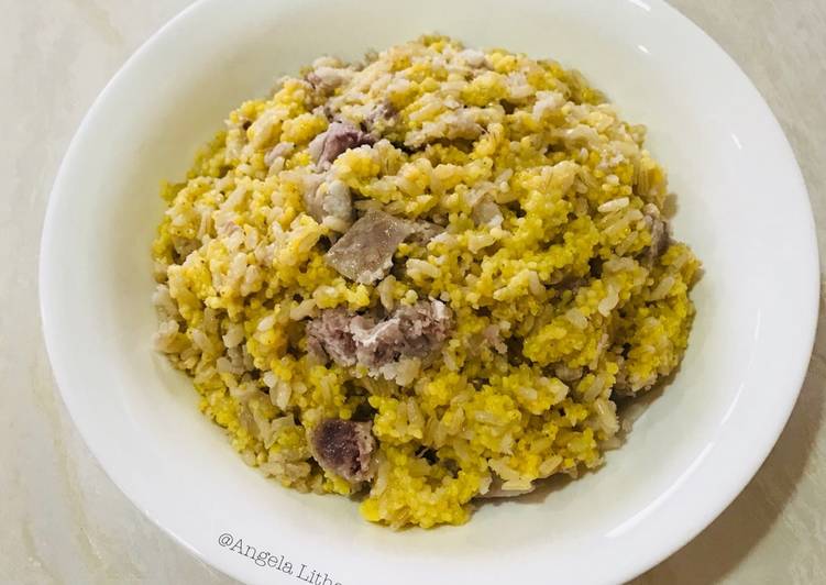 Resep Nasi Quinoa & talas #nasi organik yang Lezat