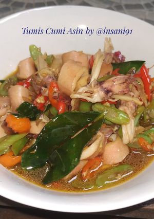 Foto resep 🦑Tumis Cumi Asin 🦑
