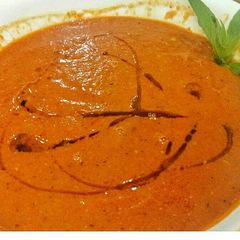 Tomato soup A picture of Tomato soup.
