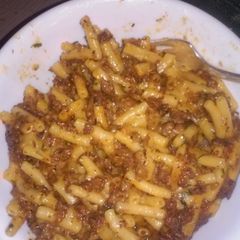 Mexican cheese hamburger helper A picture of Mexican cheese hamburger helper.