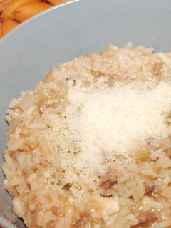Marhahúsos mandulás rizottó recept fotója