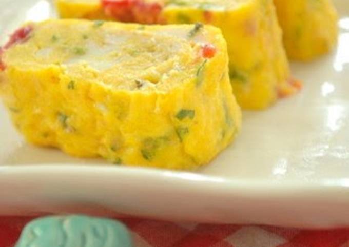 Recipe of Award-winning Pickled Plum and Shiso Omelette