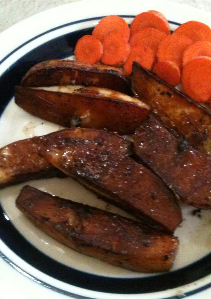 Una foto de Papas en gajos al horno