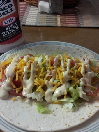 Recipe B LT Ranch Chicken Wrap the So Delicious Really delicious