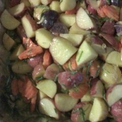 A picture of Justin's roasted potatoes.