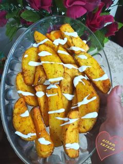 عکسی از دستور سیب زمینی تنوری الهام پز