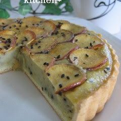 A picture of Easy Sweet Potato Tart with Healthy Tart Crust.