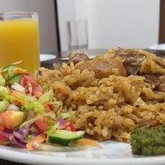 A picture of Mutton Pilau#Arabic contest.
