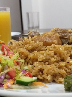 A picture of Mutton Pilau#Arabic contest.