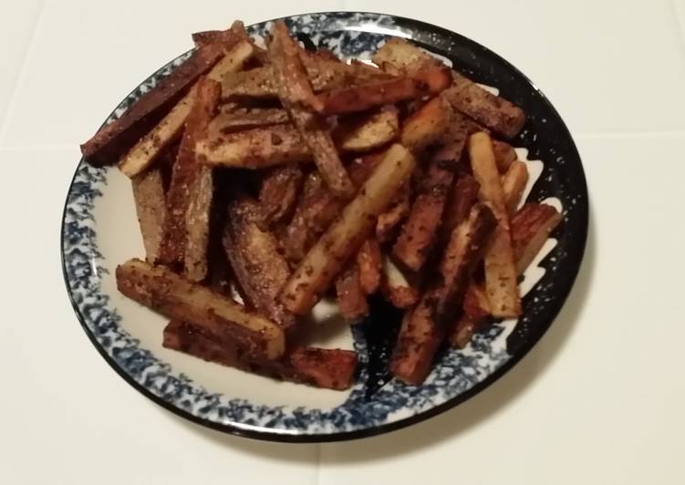 Steps to Make Favorite Homemade Fries (Lactose free)