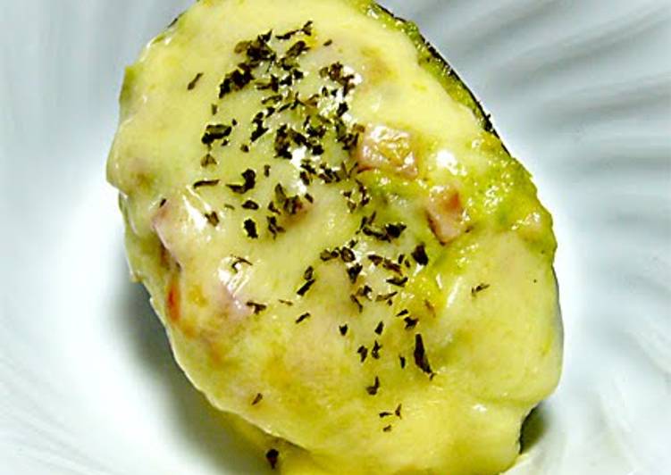 How to Make Appetizing Easy! Mix and Bake Gratinéed Avocado