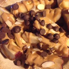 A picture of Apple And Peanut Butter Dessert.