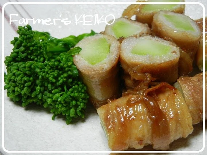 Easy Way Make [Farmhouse Recipe] Meat-Wrapped Broccoli Stalk the Can Spoil the Tongue Can spoil the tongue