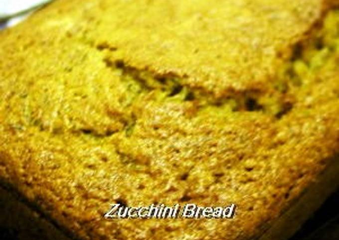 Recipe of Homemade Zucchini Bread