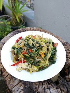 Foto resep Tumis Daun Gedi & Bunga Pepaya