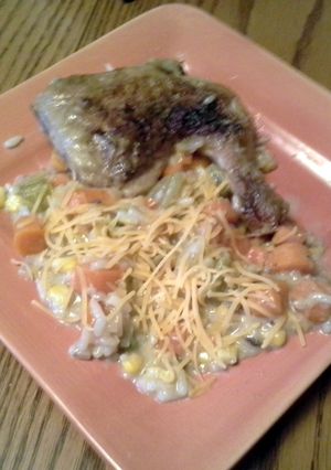 A picture of Hardy Crockpot Chicken & Rice.