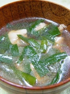 A picture of My Father's Kashiwa Soup.