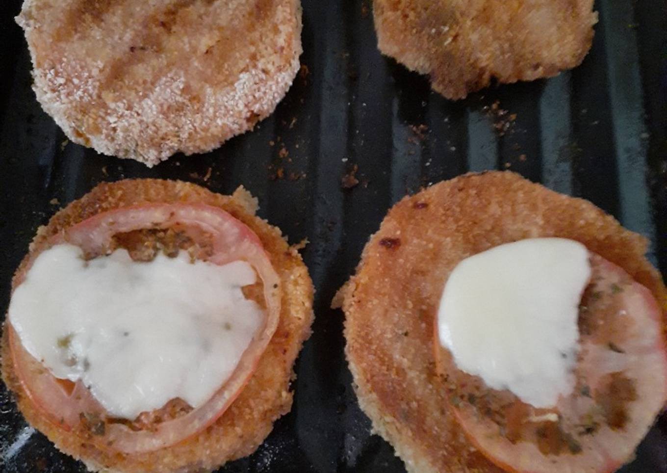 Milanesas de zapallo calabaza