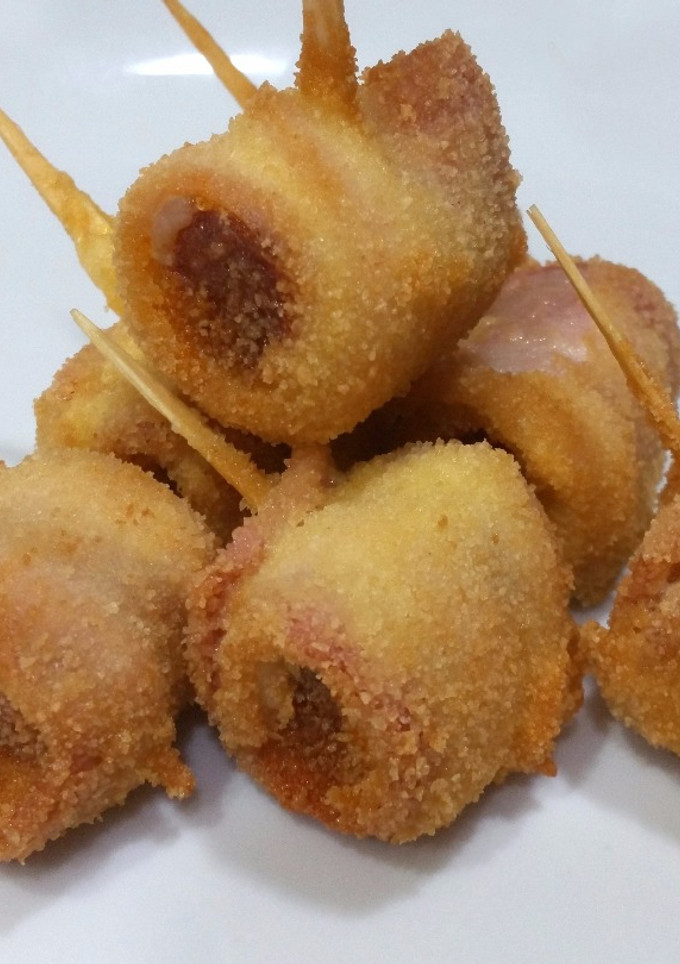 Una foto de Pinchos de Bacon