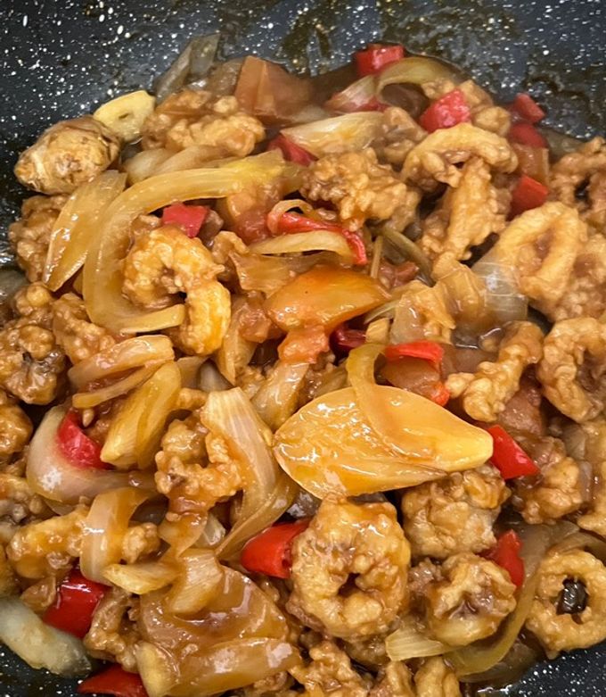 Foto resep Cumi Crispy Asam Manis