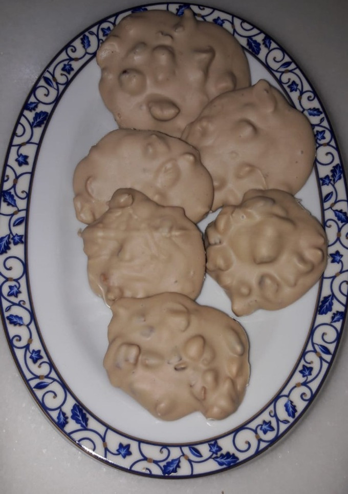 Una foto de Roquitas de chocolate blanco