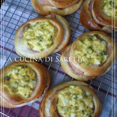A picture of Ham and Tartare Sauce Bread Boats.