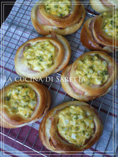 A picture of Ham and Tartare Sauce Bread Boats.