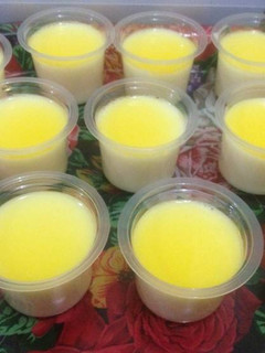 Foto resep Silky Pudding Almond Markisa