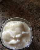Helado de banano casero