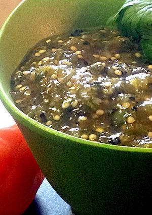 A picture of Habañero Salsa Verde.