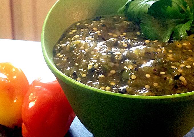 Simple Way to Make Quick Habañero Salsa Verde