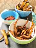 Bucce di zucca e carota snack